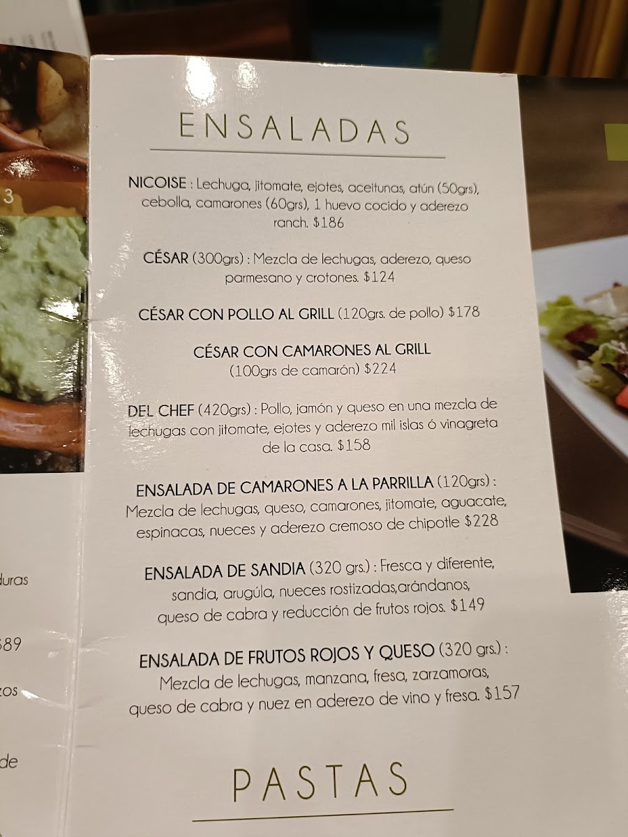 Molino Restaurante Menu - Image 2